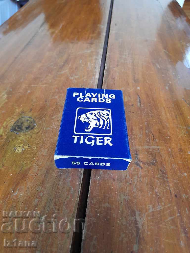 Old Tiger playing cards