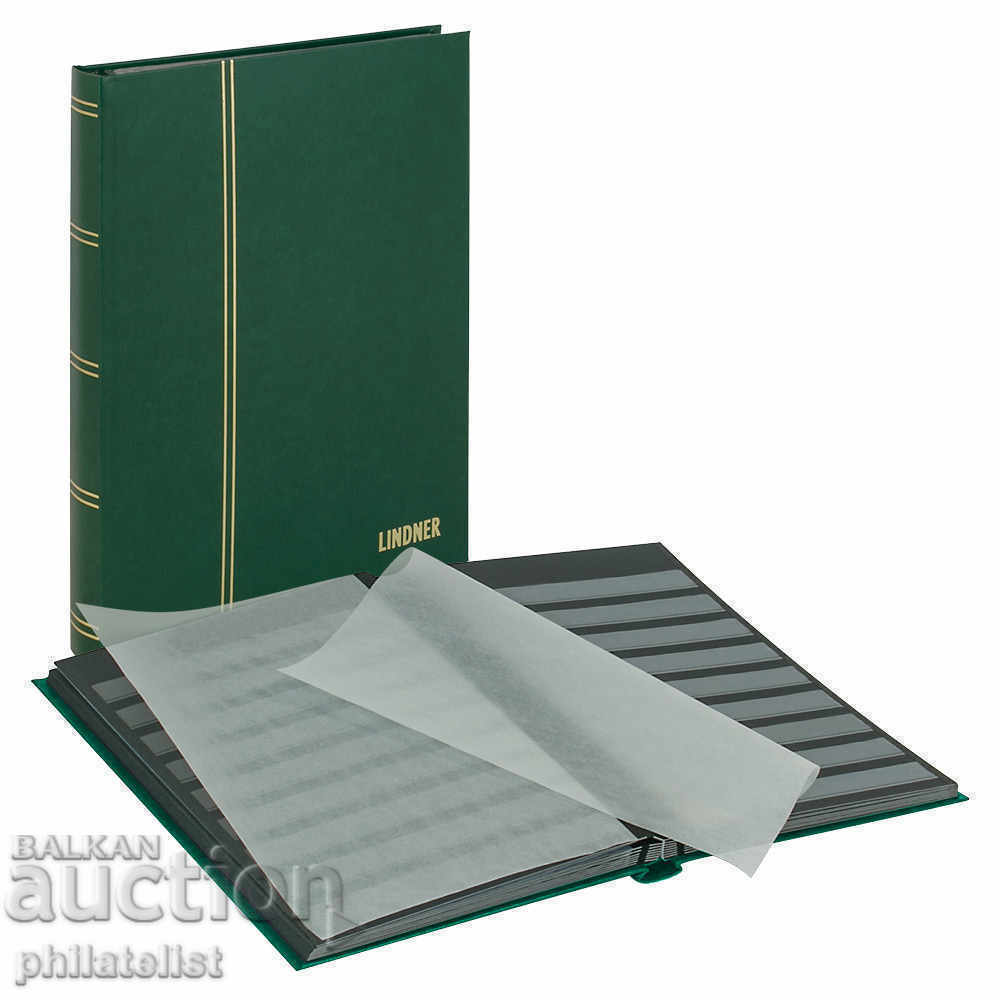 Lindner stamp file 30 black sheets / 60 pages. with price 74.00 BGN | € 37.84 Lindner stamp file 30 black sheets / 60 pages. with price 74.00 BGN | € 37.84