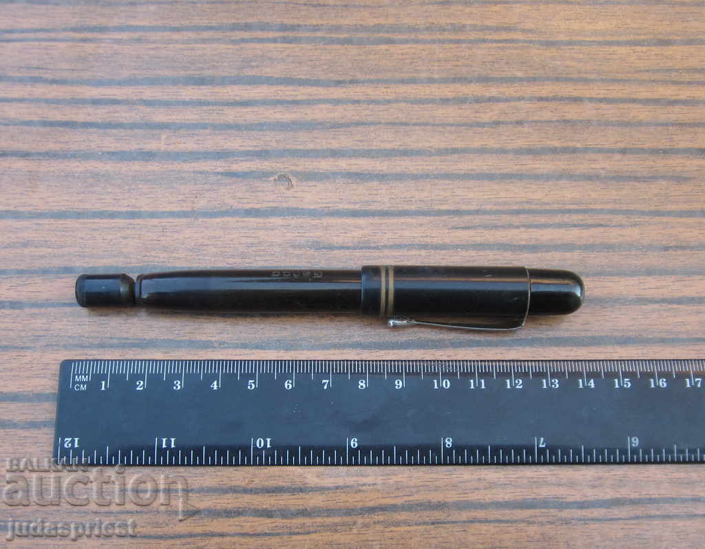 Gerco antique German bakelite pen with pump and works - 7 Gerco antique German bakelite pen with pump and works - 7