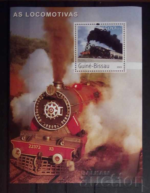 Guinea-Bissau 2003 Locomotive Block 12 € MNH