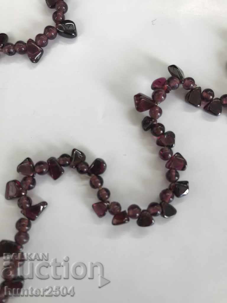 Necklace -116 cm, processed garnet with price 59.95 BGN | € 30.65 Necklace -116 cm, processed garnet with price 59.95 BGN | € 30.65