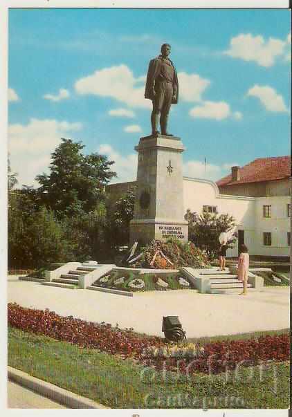Card Bulgaria Silistra Monumentul celor căzuți **