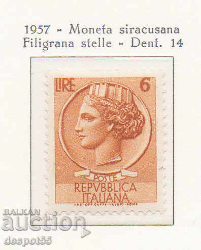 1957. Италия. Сиракузка монета.