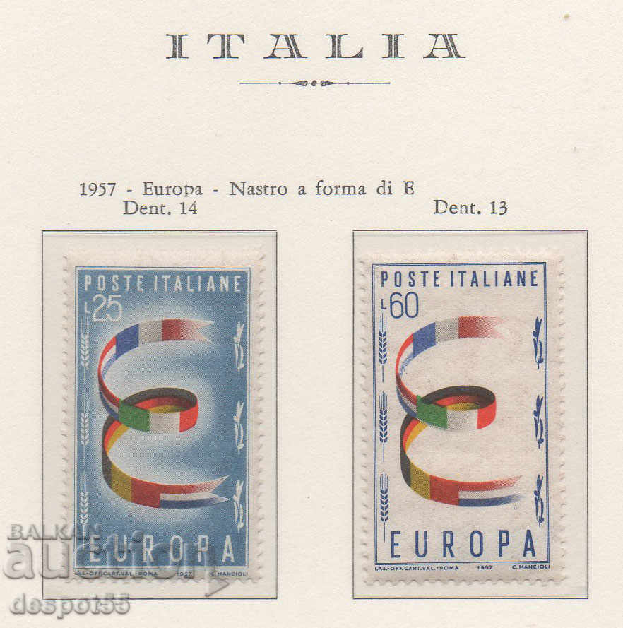 1957. Italia. Europa.