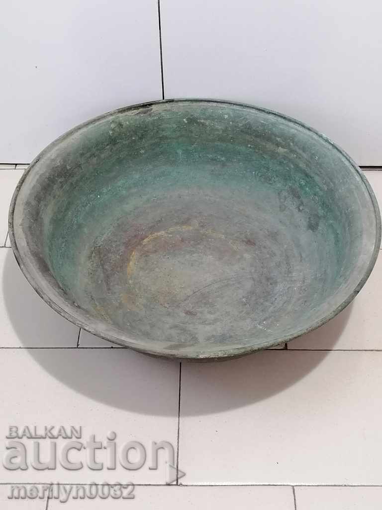 Tinned basin, copper pot, baker, trough - 7 Tinned basin, copper pot, baker, trough - 7