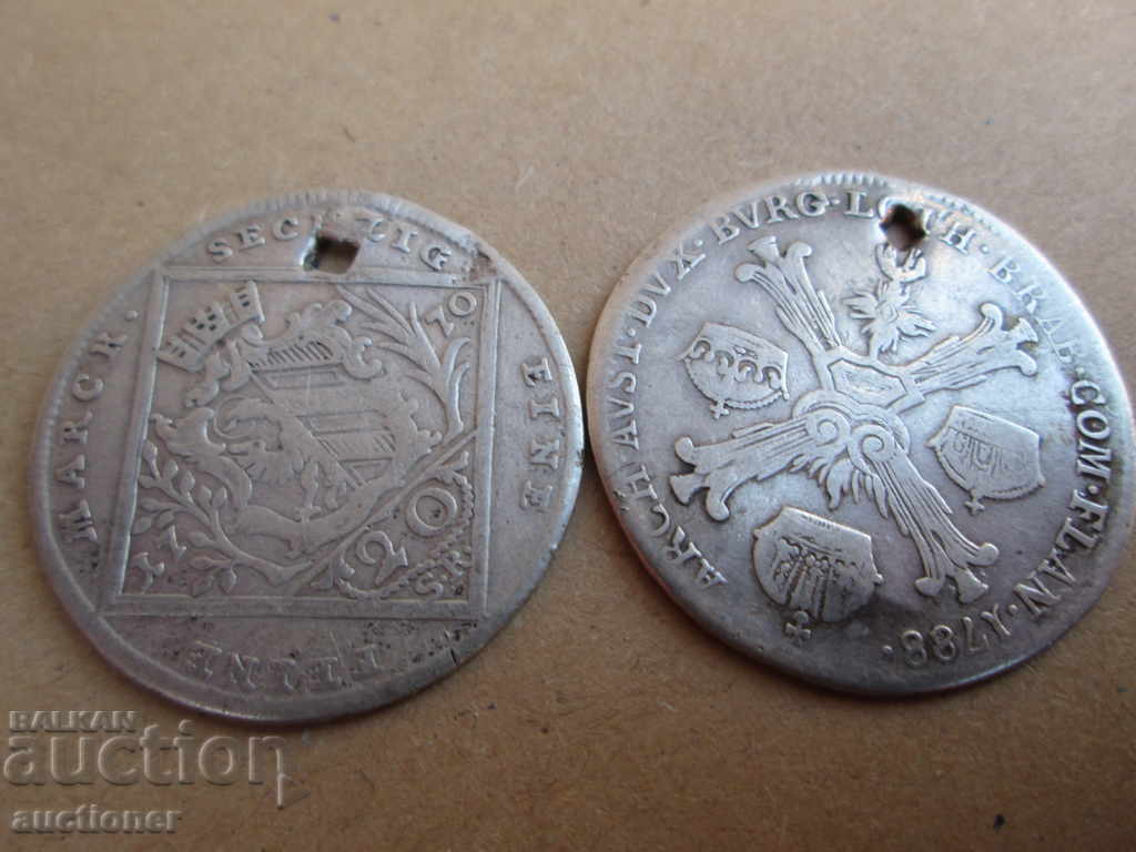 2 OLD TALER AUSTRIA SILVER cu preț 100.00 BGN | € 51.13 2 OLD TALER AUSTRIA SILVER cu preț 100.00 BGN | € 51.13