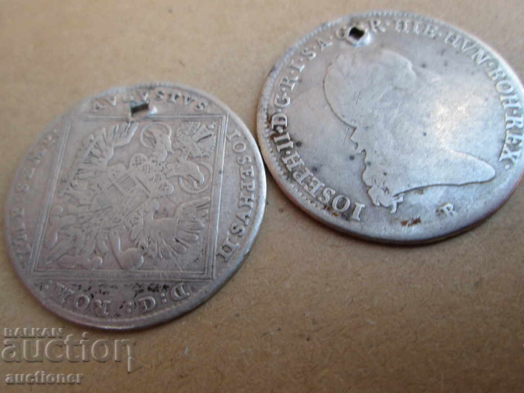 2 OLD TALER AUSTRIA SILVER - 6 2 OLD TALER AUSTRIA SILVER - 6