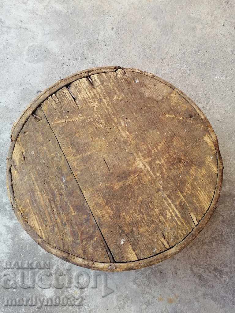 Old crutch for wheat, bushel, bucket, wooden with price 54.00 BGN | € 27.61 Old crutch for wheat, bushel, bucket, wooden with price 54.00 BGN | € 27.61