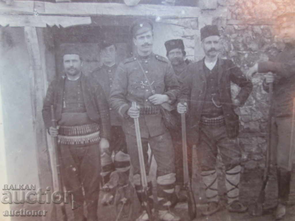 OLD BIG PICTURE CARDBOARD UNIFORM, RIFLES, HAT - 6 OLD BIG PICTURE CARDBOARD UNIFORM, RIFLES, HAT - 6