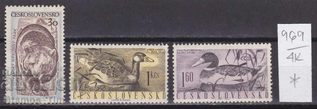 4K969 / Czechoslovakia 1957 bear fauna 1960 ducks (* / **)