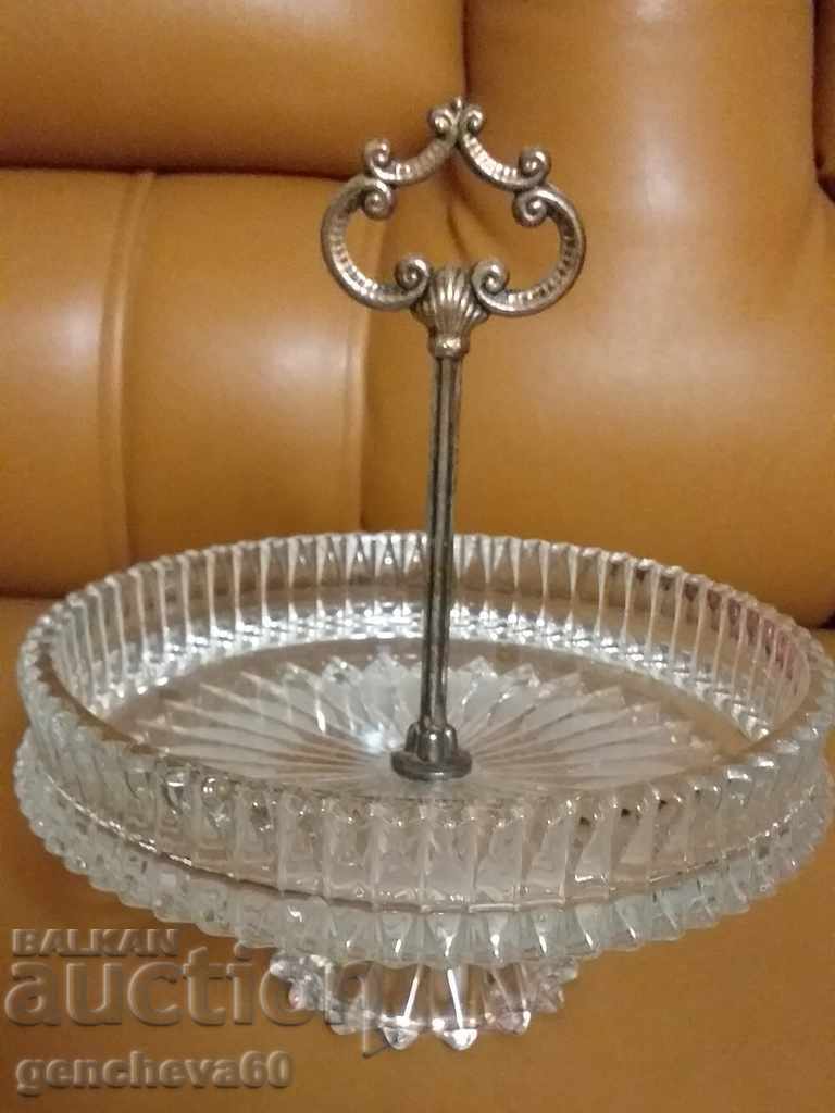 Auction VINTAGE serving plate from the 60s Auction VINTAGE serving plate from the 60s