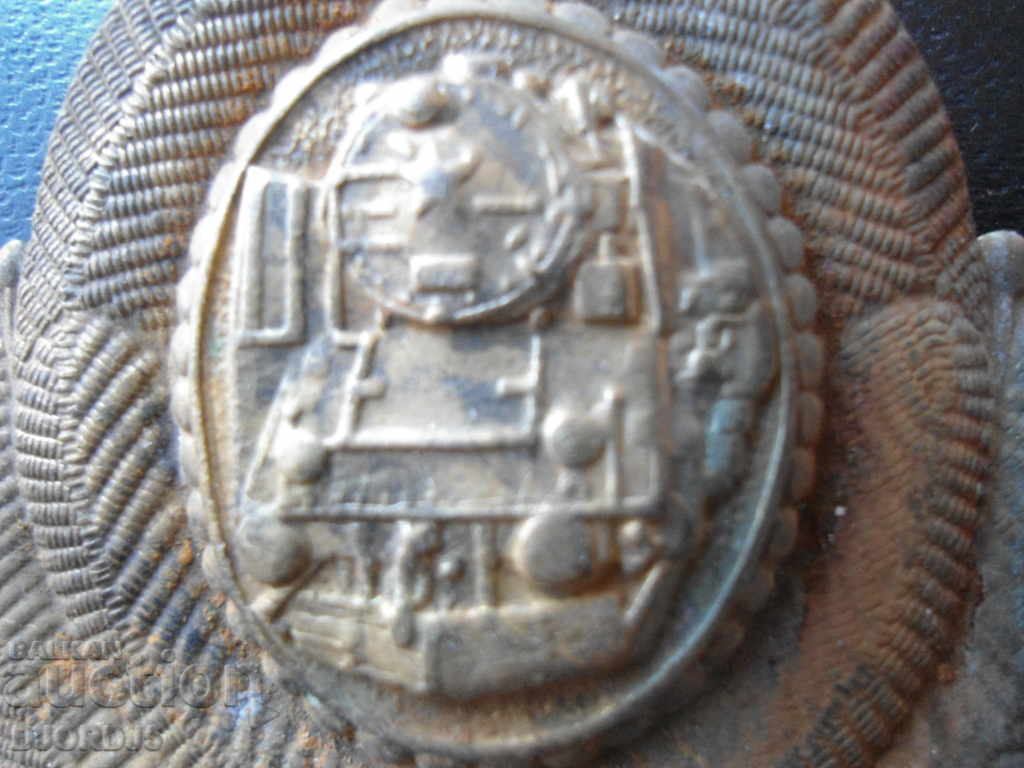 Auction  Old metal badge from the sauce