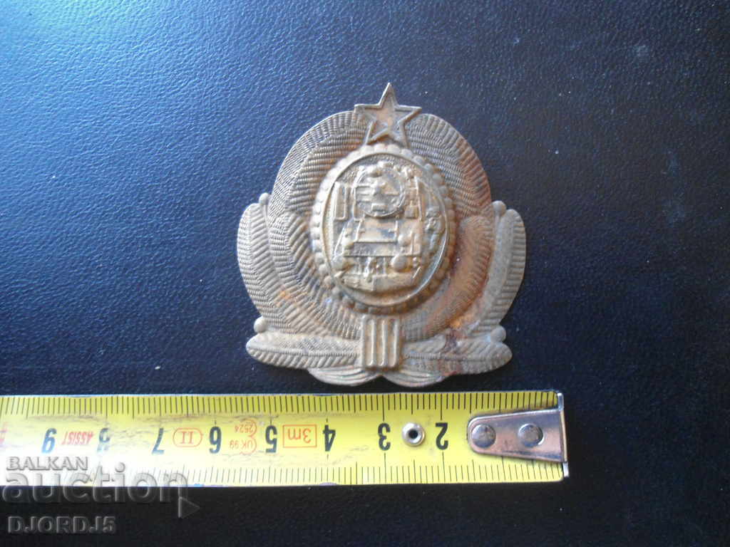 Old metal badge from the sauce - 6