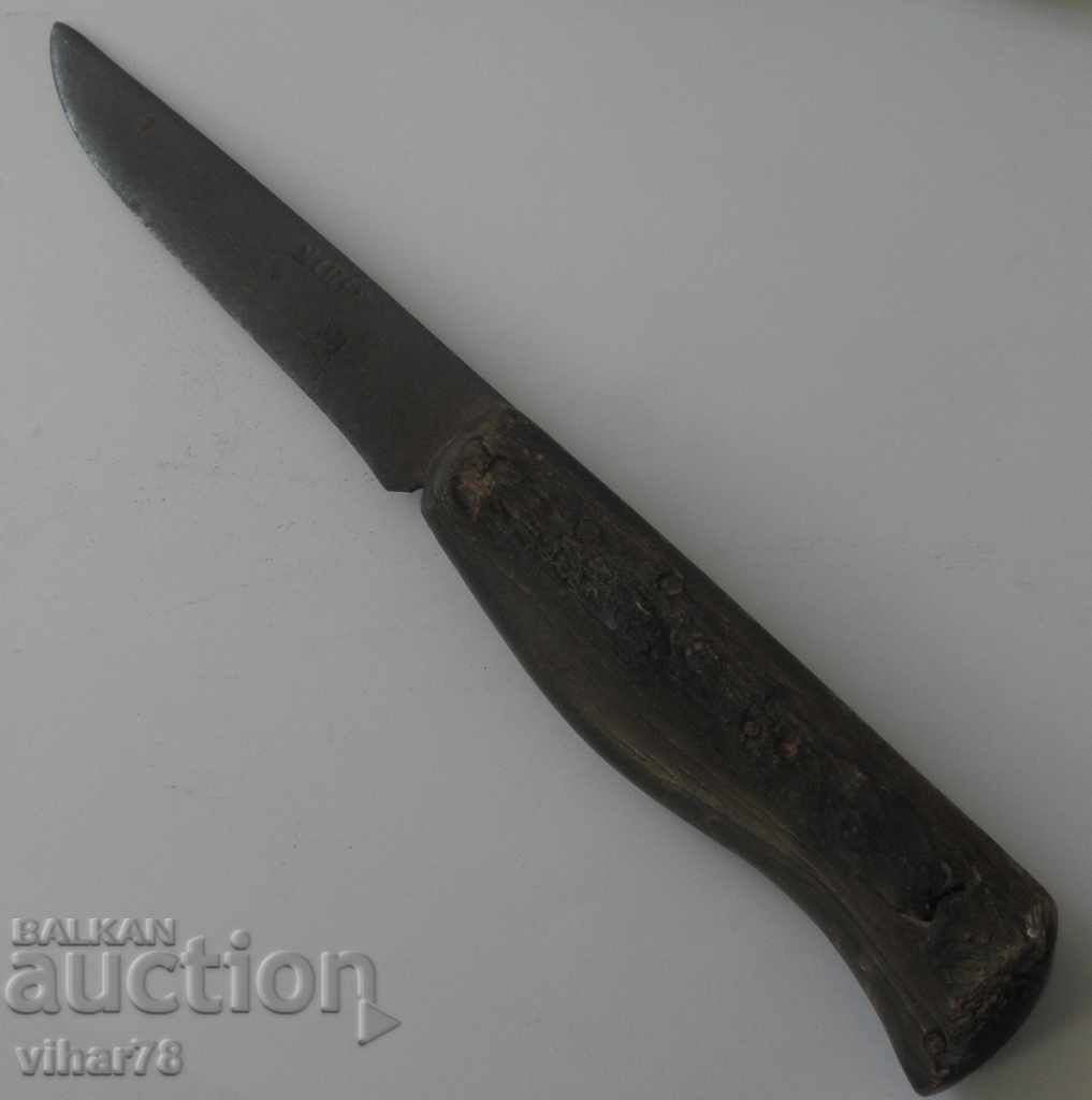OLD KNIFE-BONE HANDLE