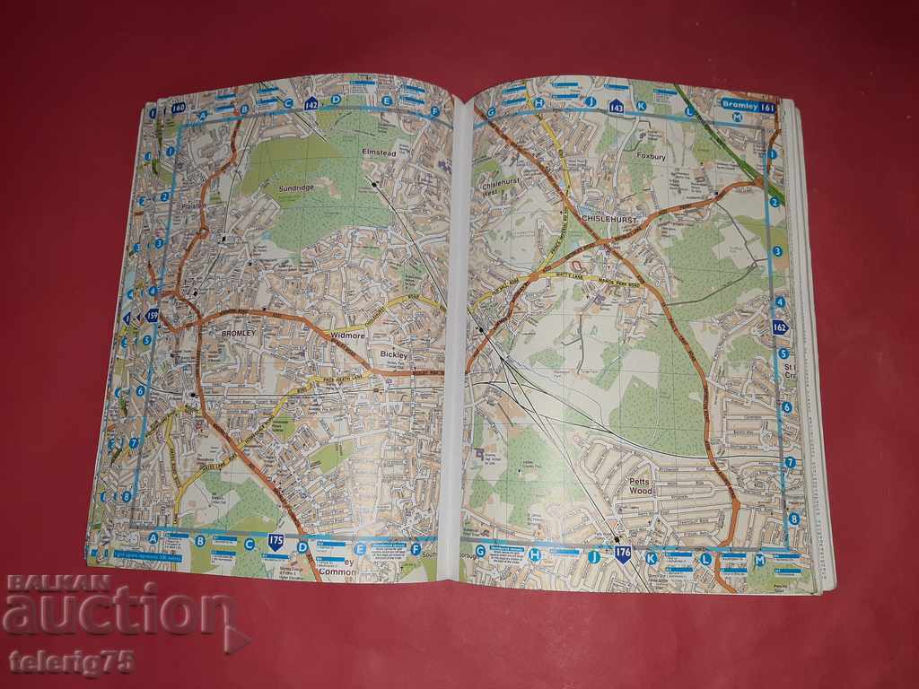 Δημοπρασία Εκτεταμένος Οδικός Χάρτης ΛΟΝΔΙΝΟΥ - 299 σελ. Δημοπρασία Εκτεταμένος Οδικός Χάρτης ΛΟΝΔΙΝΟΥ - 299 σελ.