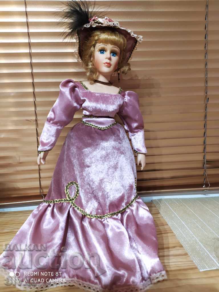 Doll collectible porcelain adjustable stand