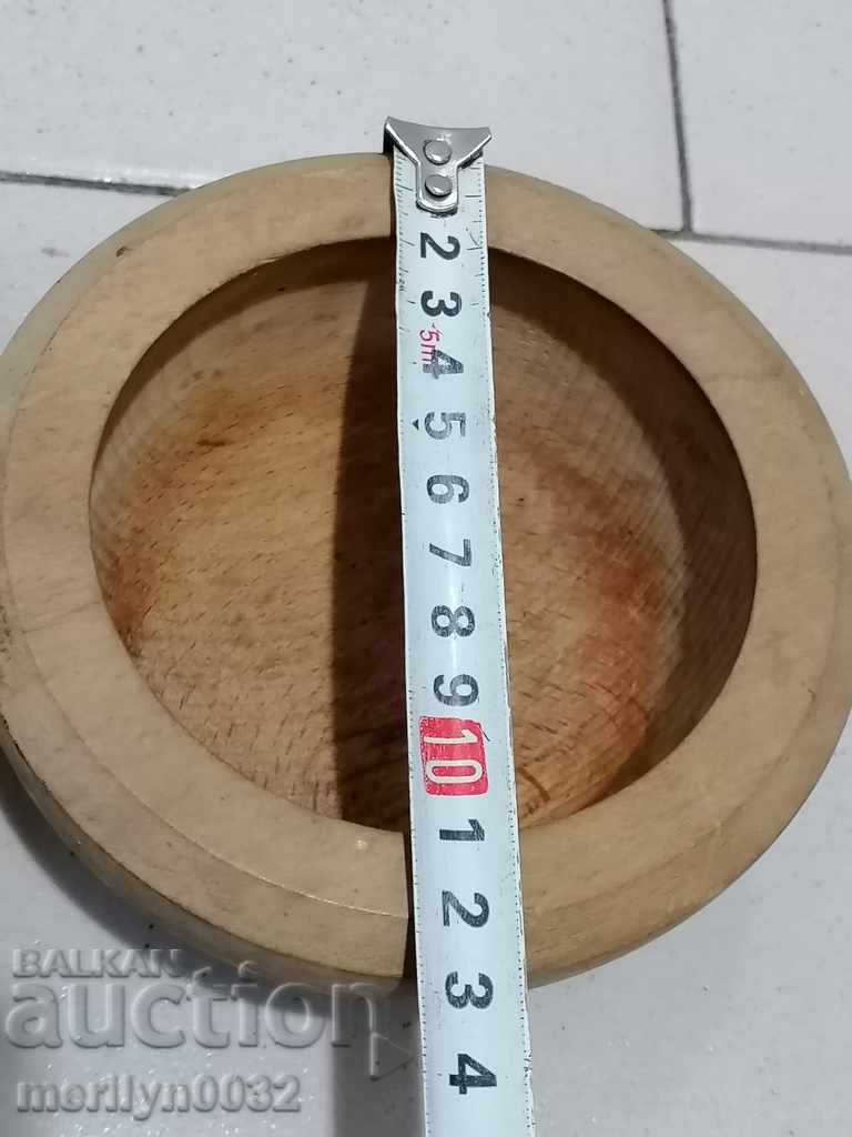 Delivery of 100 year old wood mortar, hammer, mortar, wood, wood