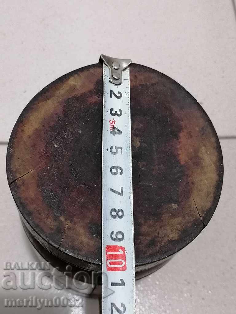 130 year old wooden mortar, hammer, mortar, wooden, wood - 5