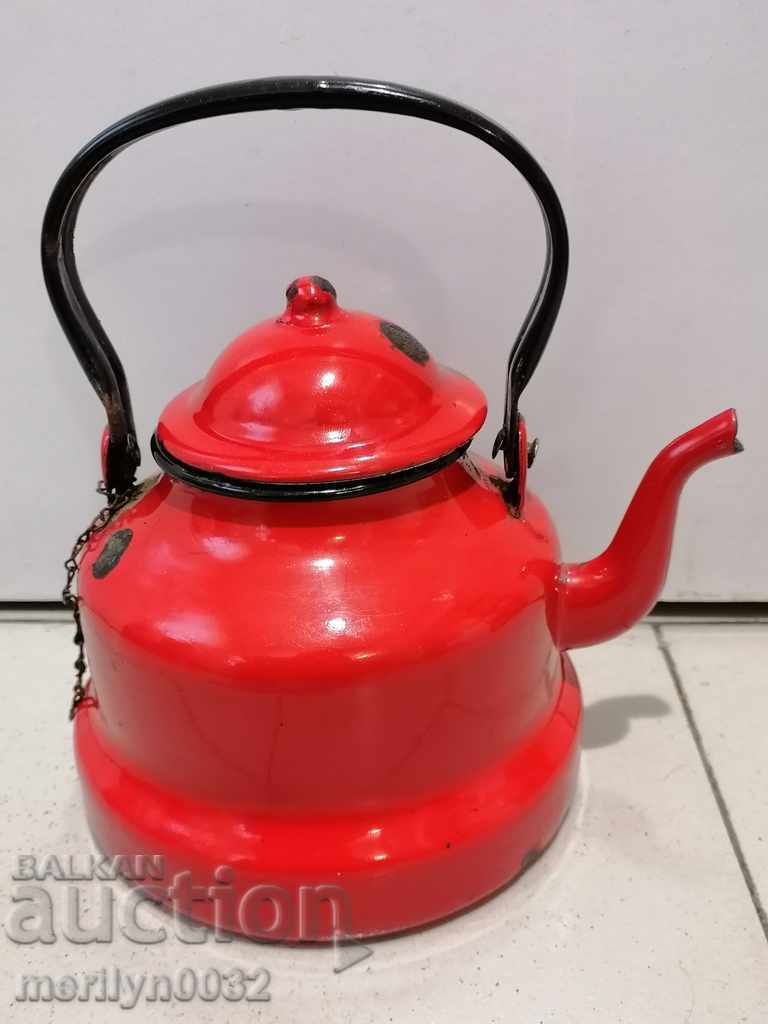 Εμαγιέ τσαγιέρα από την κατσαρόλα με εμαγιέ καφετιέρα με τιμή 46.00 BGN | € 23.52 Εμαγιέ τσαγιέρα από την κατσαρόλα με εμαγιέ καφετιέρα με τιμή 46.00 BGN | € 23.52