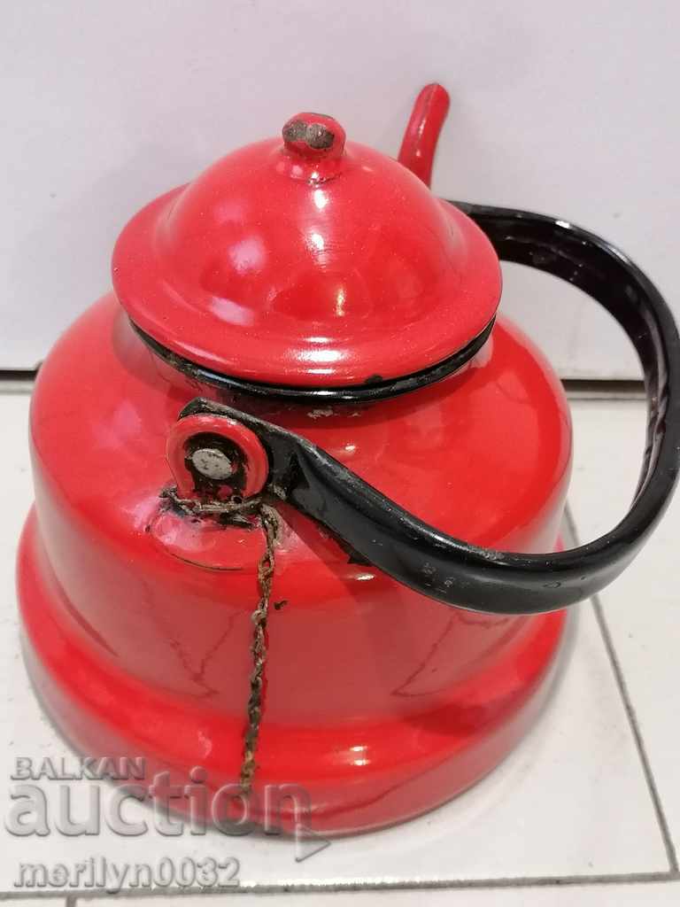 Εμαγιέ τσαγιέρα από την κατσαρόλα με εμαγιέ καφετιέρα - 6 Εμαγιέ τσαγιέρα από την κατσαρόλα με εμαγιέ καφετιέρα - 6