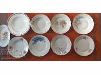 Large plates Bulgarian porcelain 8 pieces