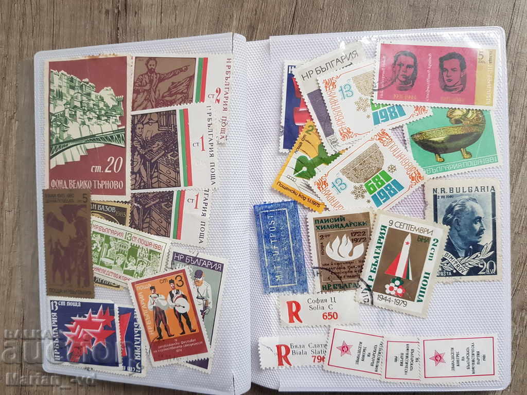 Collection of old postage stamps - 653 pieces with price 80.00 BGN | € 40.90