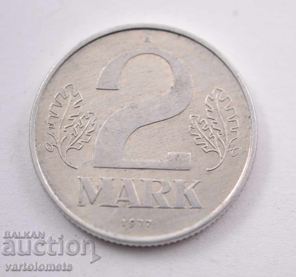 2 Марки 1977 - ГДР , DDR