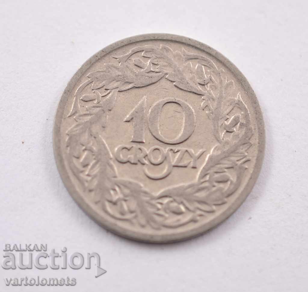10 гроша 1923 - Полша