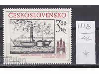 4K1118 / Cehoslovacia 1982 Imagine cu un vas cu aburi (* / **)