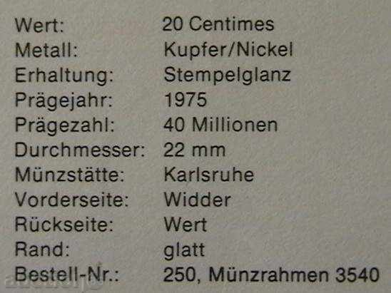 20 cents 1975 FAO, Algeria with price 3.00 BGN | € 1.53 20 cents 1975 FAO, Algeria with price 3.00 BGN | € 1.53