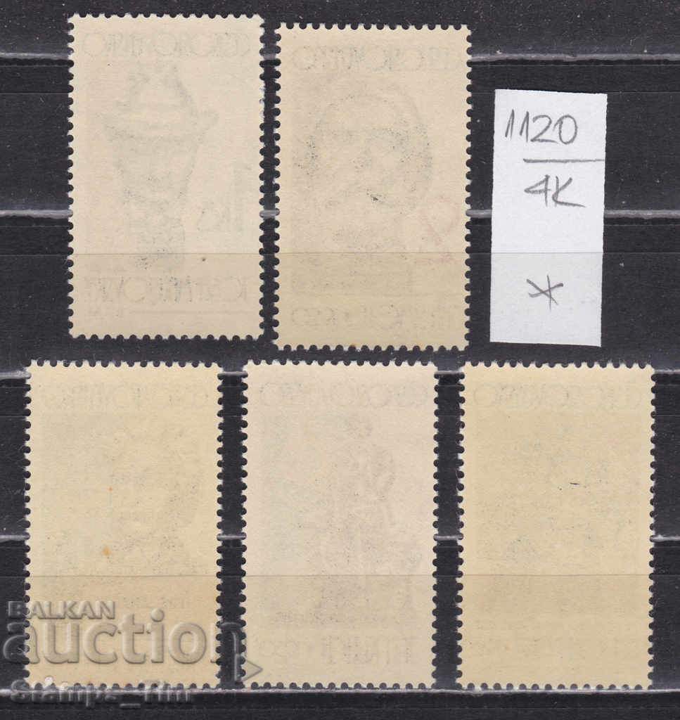 4K1120 / Czechoslovakia 1982 Art of Sculpture (* / **) with price 2.80 BGN | € 1.43 4K1120 / Czechoslovakia 1982 Art of Sculpture (* / **) with price 2.80 BGN | € 1.43