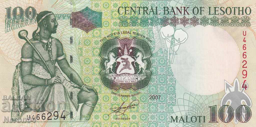 100 Maloti 2007, Λεσόθο