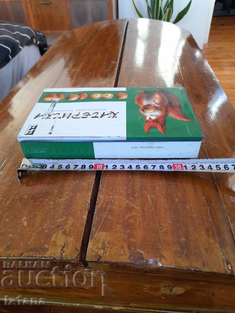 Delivery of Old box of Squirrel chocolates