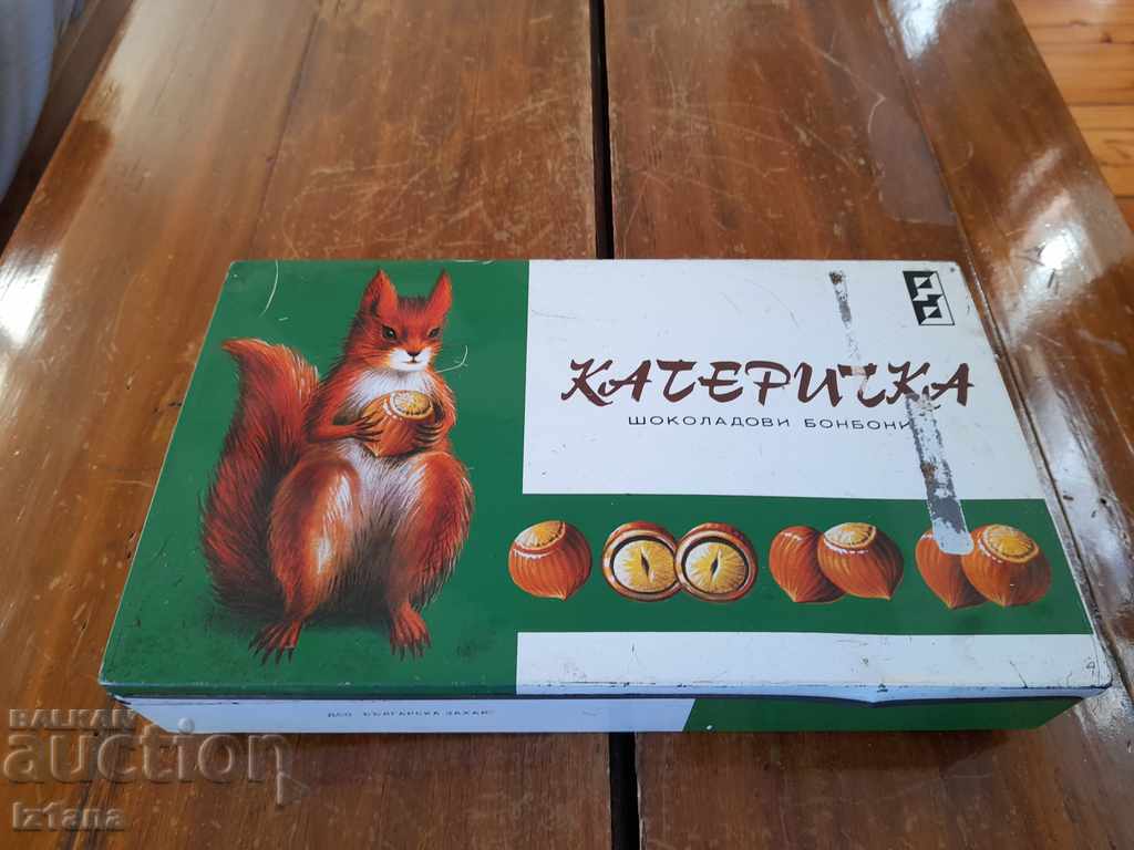 Old box of Squirrel chocolates