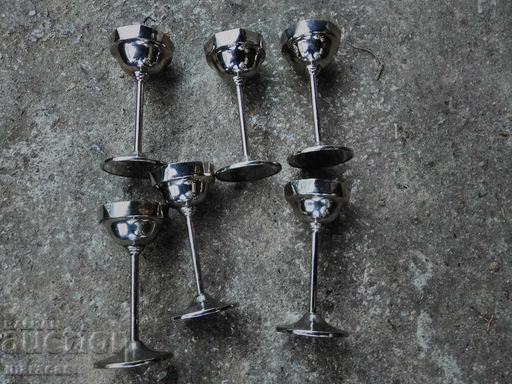 Old metal cups with price 25.00 BGN | € 12.78 Old metal cups with price 25.00 BGN | € 12.78