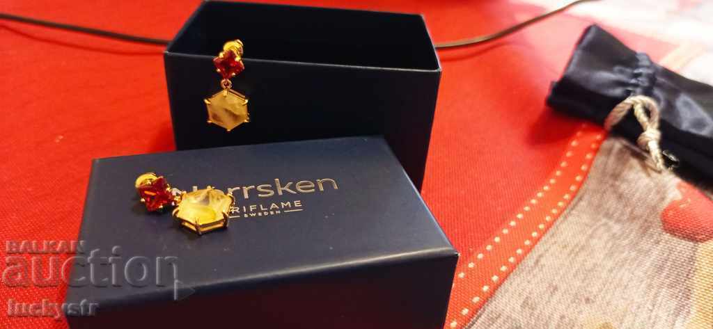 Earrings Golden Citrine with price 25.00 BGN | € 12.78 Earrings Golden Citrine with price 25.00 BGN | € 12.78