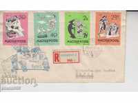 First day envelope Registered mail Tales