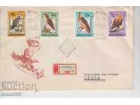 First day envelope Registered mail Birds of prey
