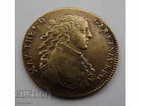 Франция-Мария-Тереза Хабсбург-Испанска-1 лиард 1665.БЗЦ