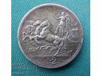 Italy - 2 pounds 1914 - a rare year. BZC