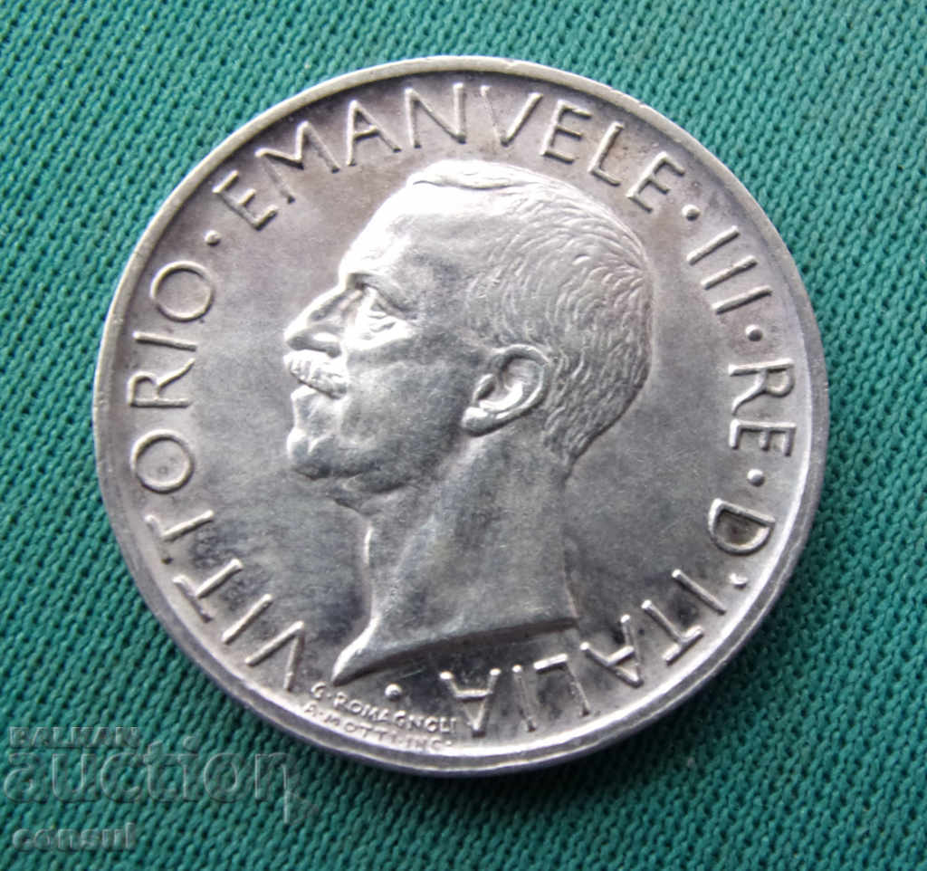 Italia - 5 lire 1930 - un an rar.BZC cu preț € 12.78 | 25.00 BGN