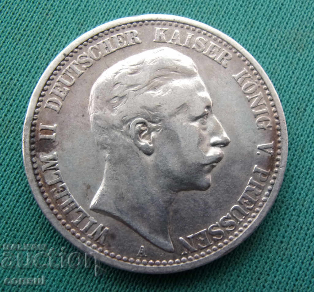 Germania-Prusia-Reich-2 timbre 1902-moneda de argint.BZC cu preț € 20.45 | 40.00 BGN