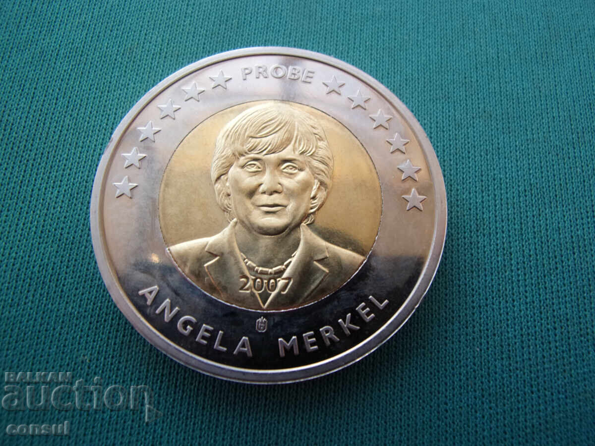 Германия  2  Евро PROBA  2007  Ангела Меркел UNC