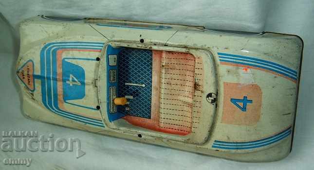 Delivery of Old metal tin toy cart, mechanism. Missing Delivery of Old metal tin toy cart, mechanism. Missing