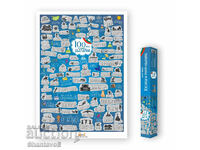Scratch Poster "100 Things to Do in Bulgaria"
