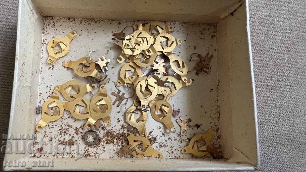 Gold-plated plates for Russian quartz watches Gold-plated plates for Russian quartz watches