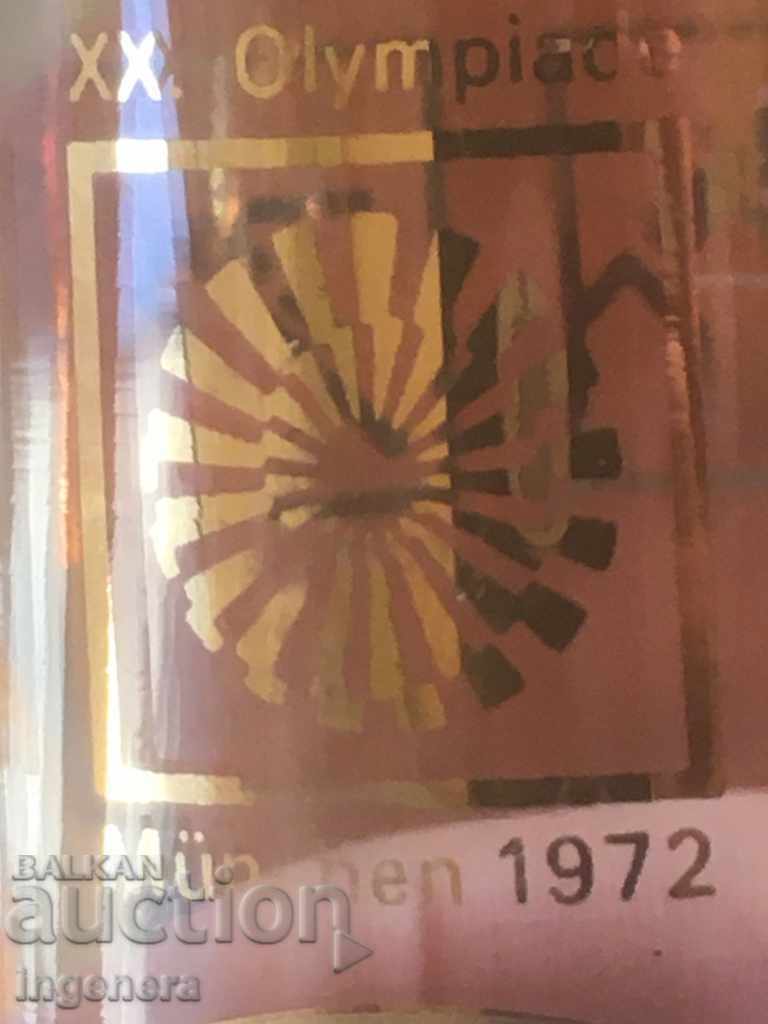 Auction GLASS GLASS GLASS GOLD-XX OLYMPICS MUNICH 1972 Auction GLASS GLASS GLASS GOLD-XX OLYMPICS MUNICH 1972