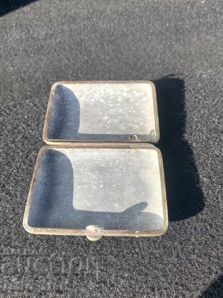 Old cigarette case, aluminum. - 5 Old cigarette case, aluminum. - 5