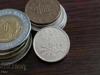 Монета - Франция - 1/2 (половин) франк | 1973г.