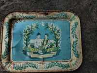 Old small tray